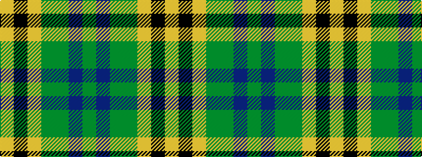 idealised woven sample of pattern GBGGYKY