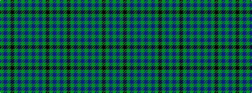 idealised woven sample of pattern GBGKGBGBGBGBGKGBG