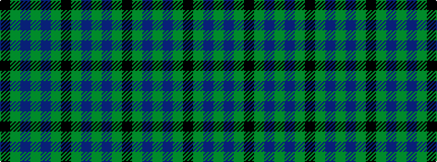 idealised woven sample of pattern GBGKGBGBGK