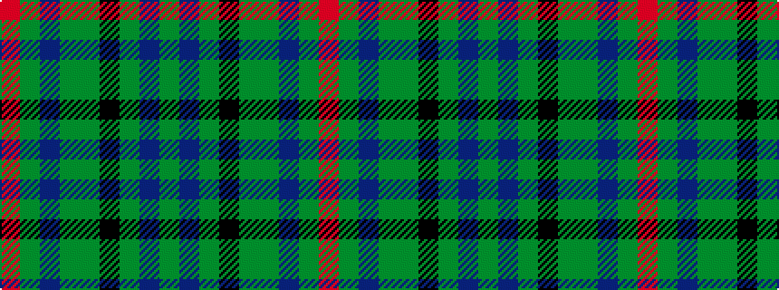 idealised woven sample of pattern GBGKGGBGR