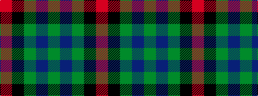 idealised woven sample of pattern GBGKR