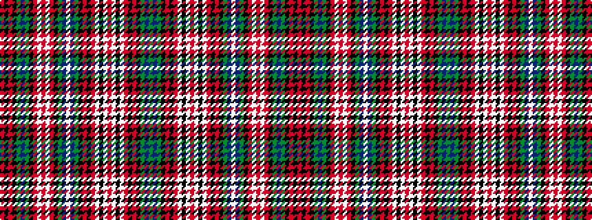 idealised woven sample of pattern GBGKRKRWKWRWKWRKRKGBWBGKRWRWRKGBGKRKR