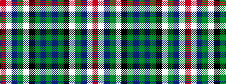 idealised woven sample of pattern GBGKWGBWR
