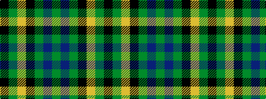 idealised woven sample of pattern GBGKYGK