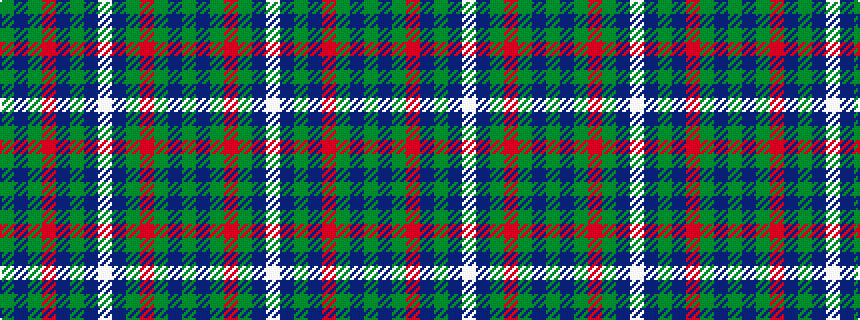 idealised woven sample of pattern GBGRBGBWBGRGBG