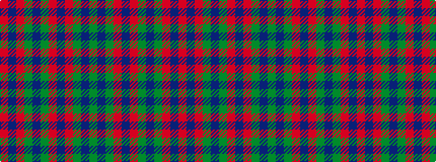 idealised woven sample of pattern GBGRBRGBGRBR