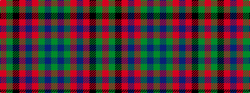 idealised woven sample of pattern GBGRBRKGR