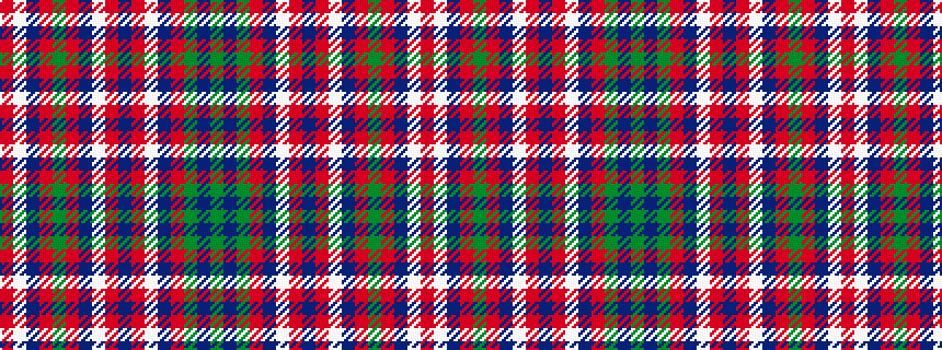 idealised woven sample of pattern GBGRBWRBRWBRGRBWR