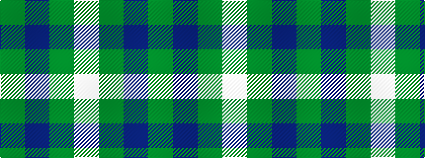 idealised woven sample of pattern GBGW