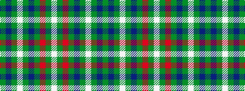 idealised woven sample of pattern GBGWGBGRGW