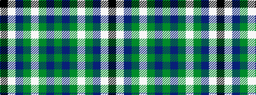 idealised woven sample of pattern GBGWGBWK