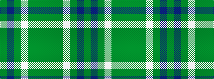 idealised woven sample of pattern GBGWGGG
