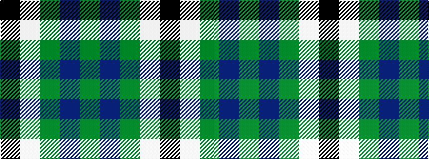 idealised woven sample of pattern GBGWK