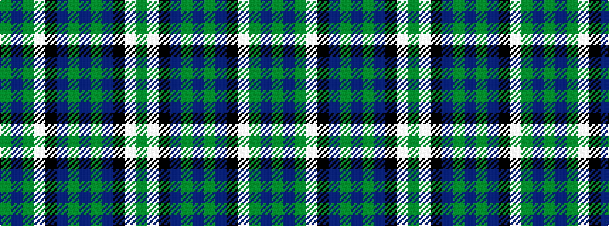 idealised woven sample of pattern GBGWKBGBGBKWG