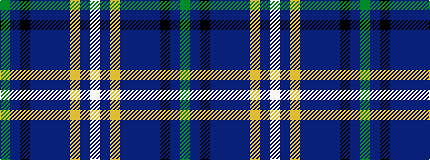 idealised woven sample of pattern GBKBBBBYBW