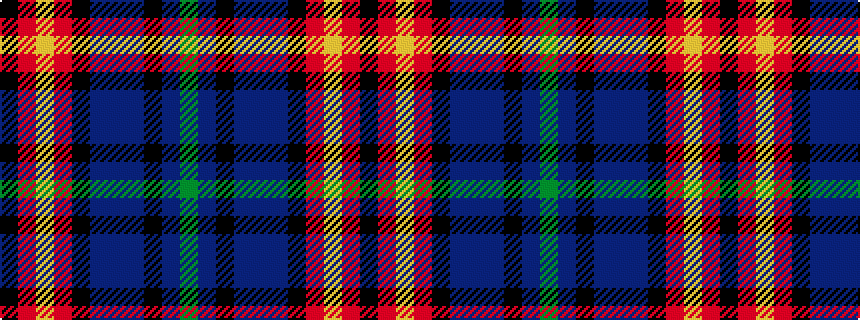 idealised woven sample of pattern GBKBBBKRYRK