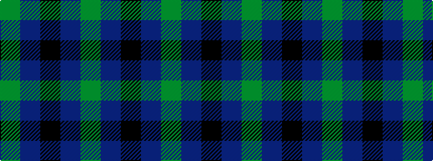 idealised woven sample of pattern GBKBG