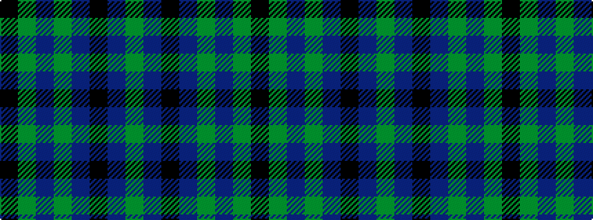 idealised woven sample of pattern GBKBGBGK