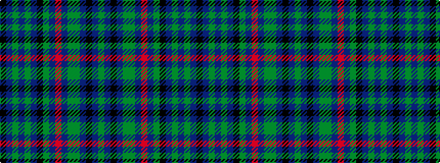 idealised woven sample of pattern GBKBGGBRBGKBGBGBK