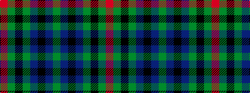 idealised woven sample of pattern GBKBGKGR