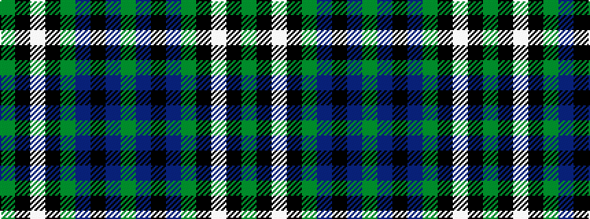 idealised woven sample of pattern GBKBGKWKG