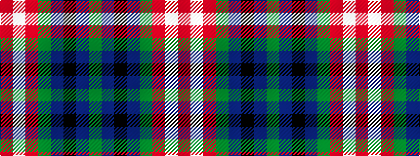 idealised woven sample of pattern GBKBGRWR