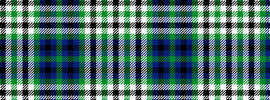 idealised woven sample of pattern GBKBGWKWGWK