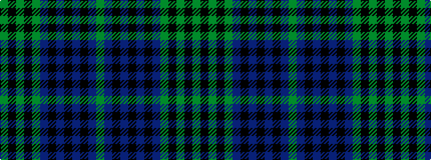 idealised woven sample of pattern GBKBKBKBGKGKG