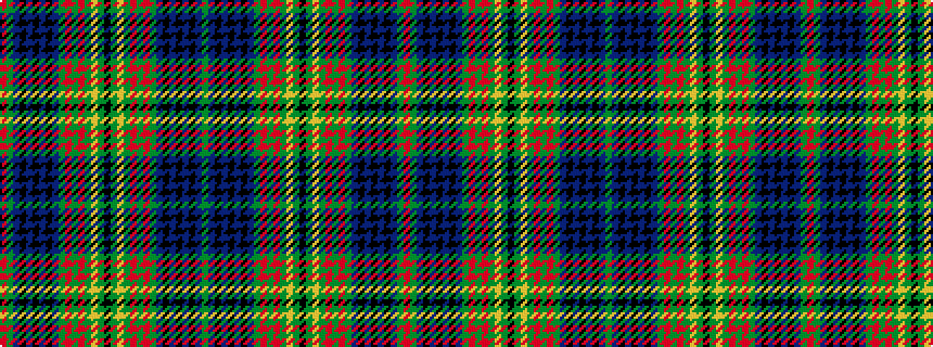 idealised woven sample of pattern GBKBKBKBGRGRGYGKGYGRGRGBKBKBKBGR