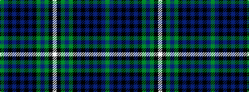 idealised woven sample of pattern GBKBKBKBKGBGKW