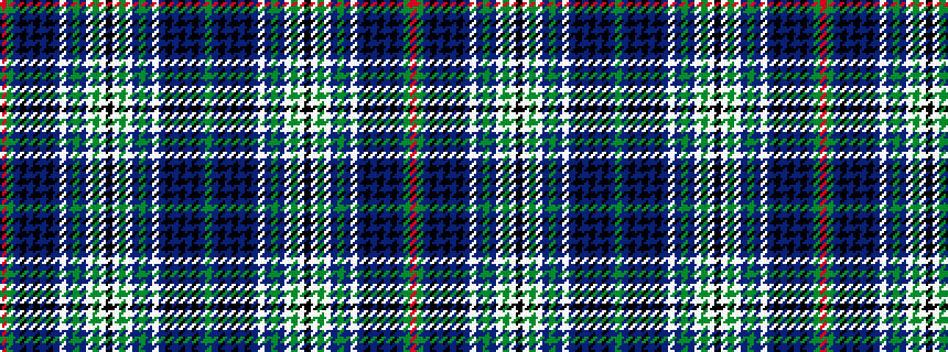 idealised woven sample of pattern GBKBKBKBWBGBWGWKWGWBGBWBKBKBKBGR