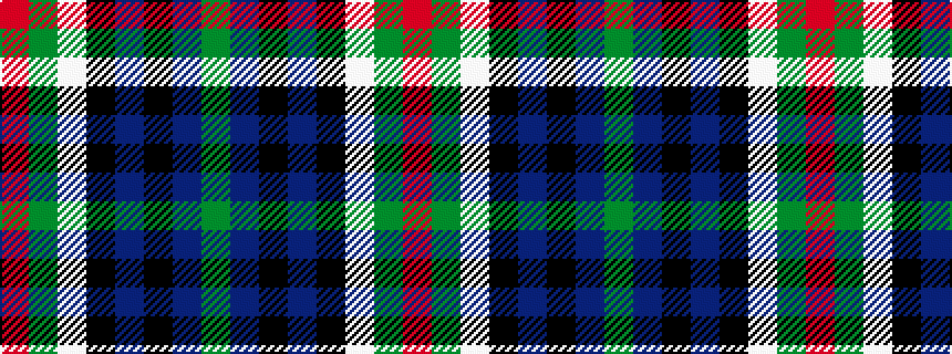 idealised woven sample of pattern GBKBKWGR