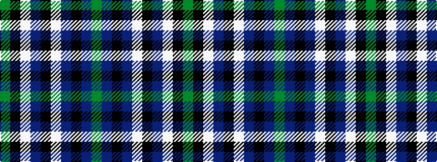 idealised woven sample of pattern GBKBWKBWKG