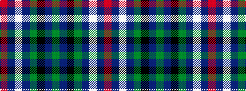 idealised woven sample of pattern GBKGBWBR