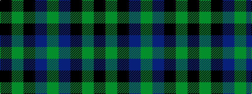 idealised woven sample of pattern GBKGK