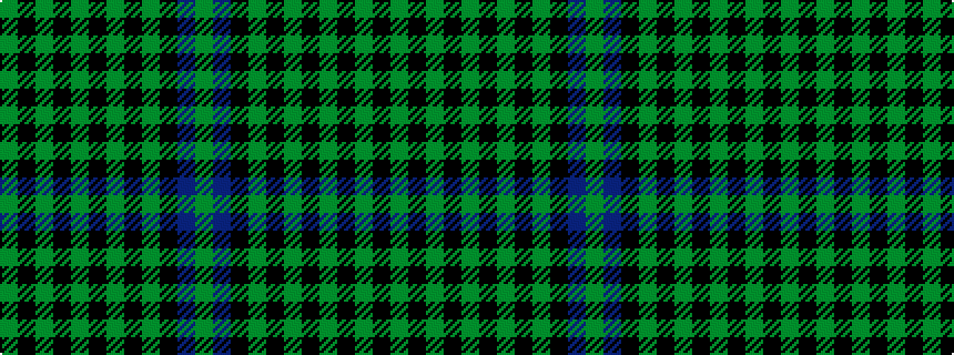 idealised woven sample of pattern GBKGKGKGKGKG