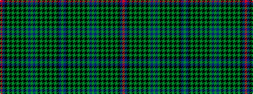 idealised woven sample of pattern GBKGKGKGKGKGBGBGKGKGKGKGKBR