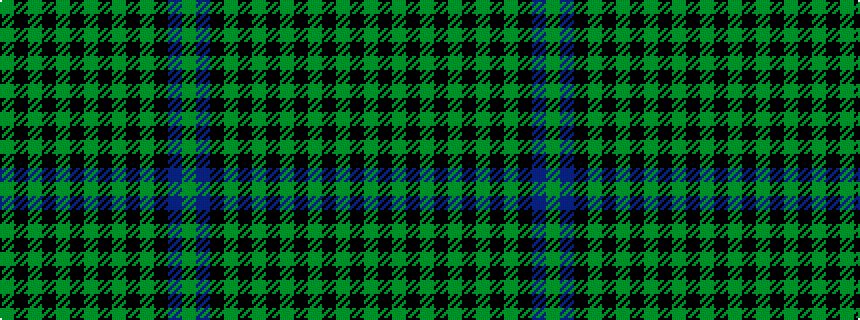 idealised woven sample of pattern GBKGKGKGKGKGKG