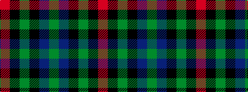 idealised woven sample of pattern GBKGKR