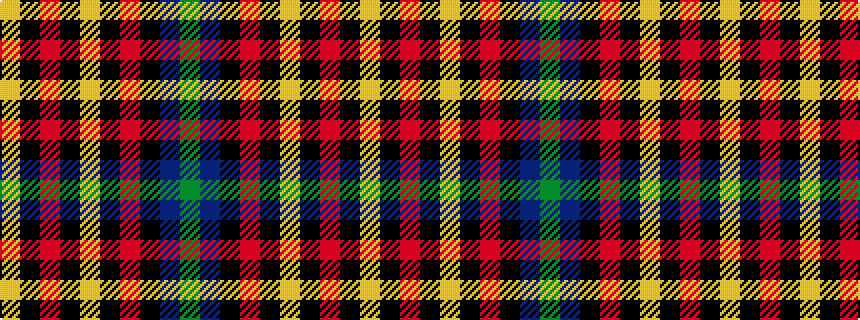 idealised woven sample of pattern GBKRKYKRKY