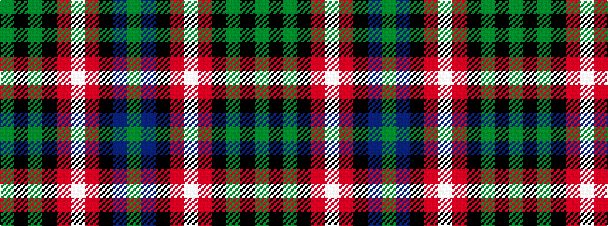 idealised woven sample of pattern GBKRWRKGKG