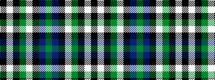 idealised woven sample of pattern GBKWGKWK