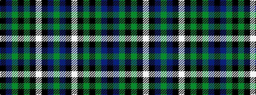 idealised woven sample of pattern GBKWKGKGBK