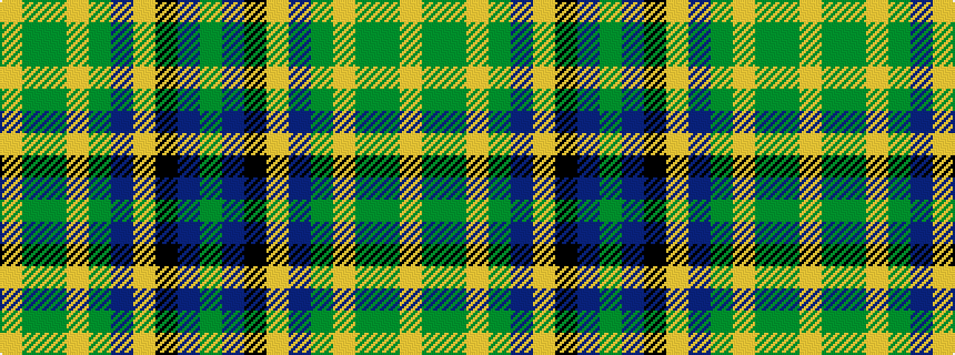idealised woven sample of pattern GBKYBGYGGY
