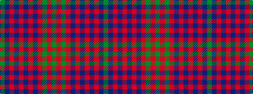 idealised woven sample of pattern GBRBRBRBRGRG