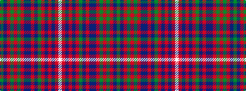 idealised woven sample of pattern GBRGRGRBBRBGRBRBRW