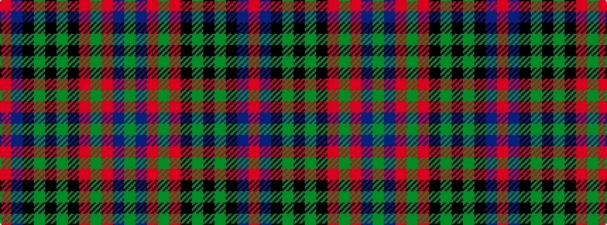 idealised woven sample of pattern GBRGRKGKGKBR