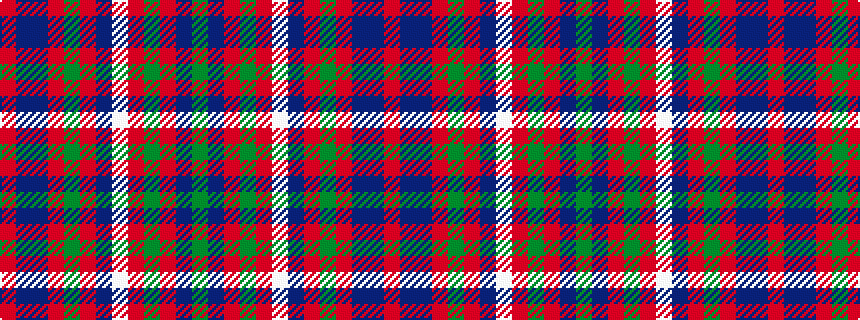 idealised woven sample of pattern GBRGRWBRGRBBR