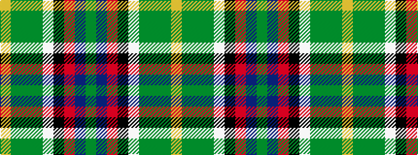 idealised woven sample of pattern GBRKWGGGY