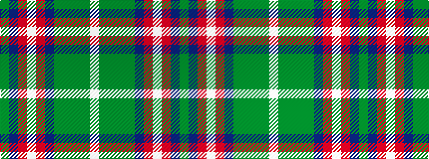 idealised woven sample of pattern GBRWRBGGGGW